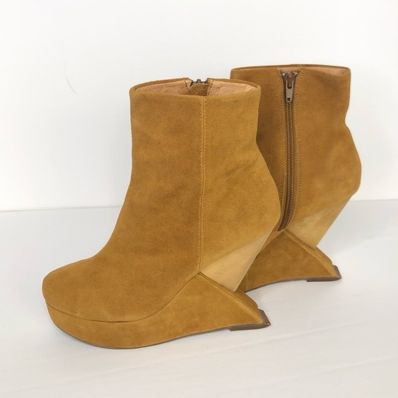 JEFFREY Campbell handmade tan Meeker suede boots - Picture 8 of 12